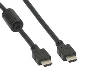 InLine HDMI an HDMI Kabel 1,80m Schwarz