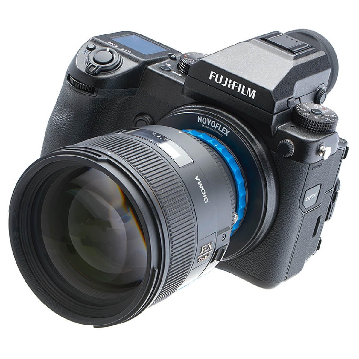Novoflex Adapter Nikon F-Objektive an Fuji GFX 50s-Kameras