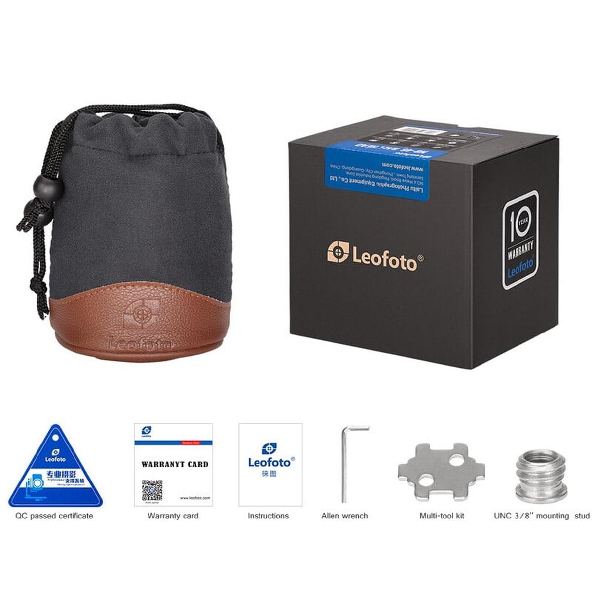 Leofoto Stativ-Kugelkopf LH-55R, Dual-Panoramafunktion + Schnellwechselplatte NP-60 Leofoto Stativ-Kugelkopf LH-55R, Dual-Panoramafunktion + Schnellwechselplatte NP-60