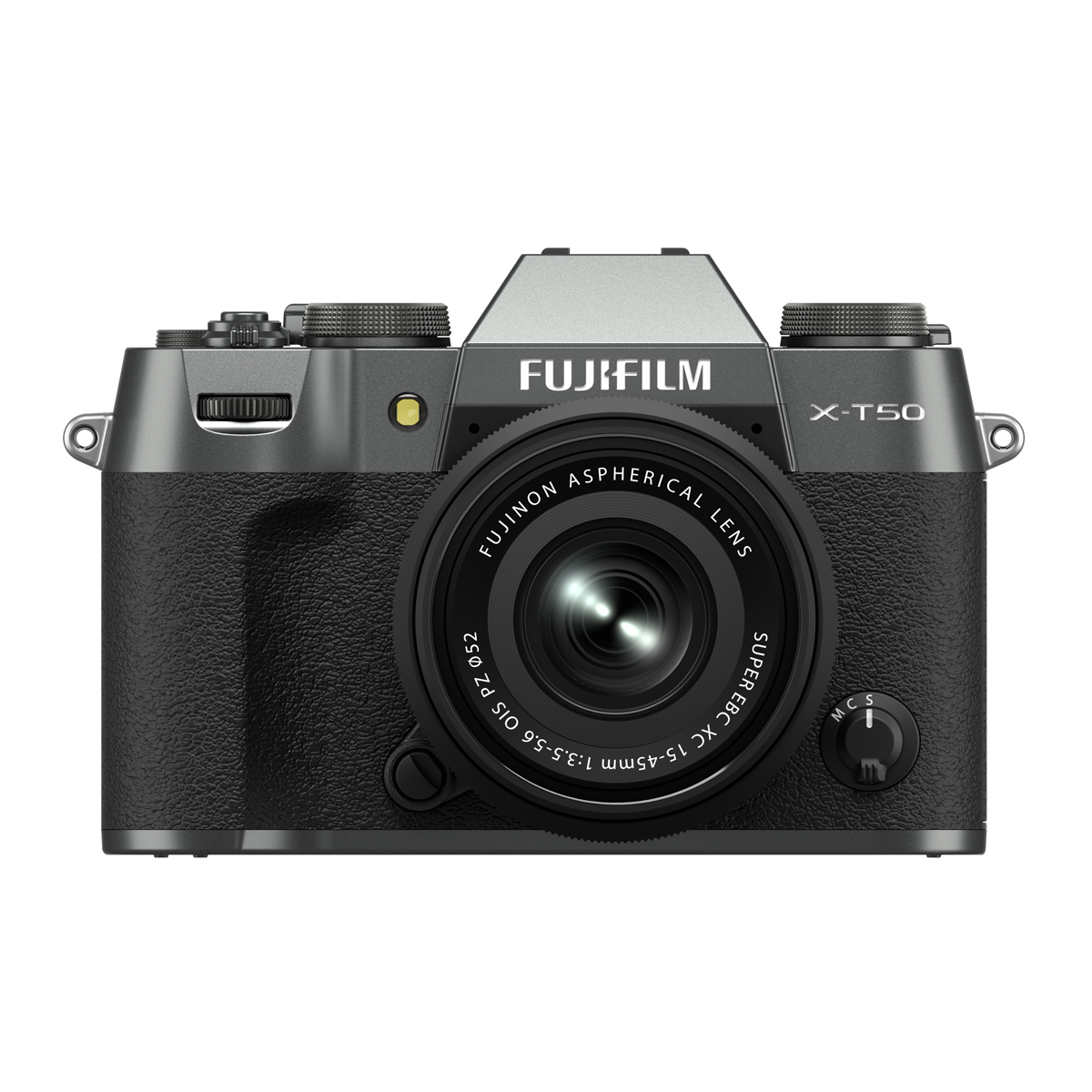 Fujifilm X-T50 Gehäuse Anthrazit + Fujifilm XC 15-45 mm 1:3,5-5,6 OIS PZ Schwarz