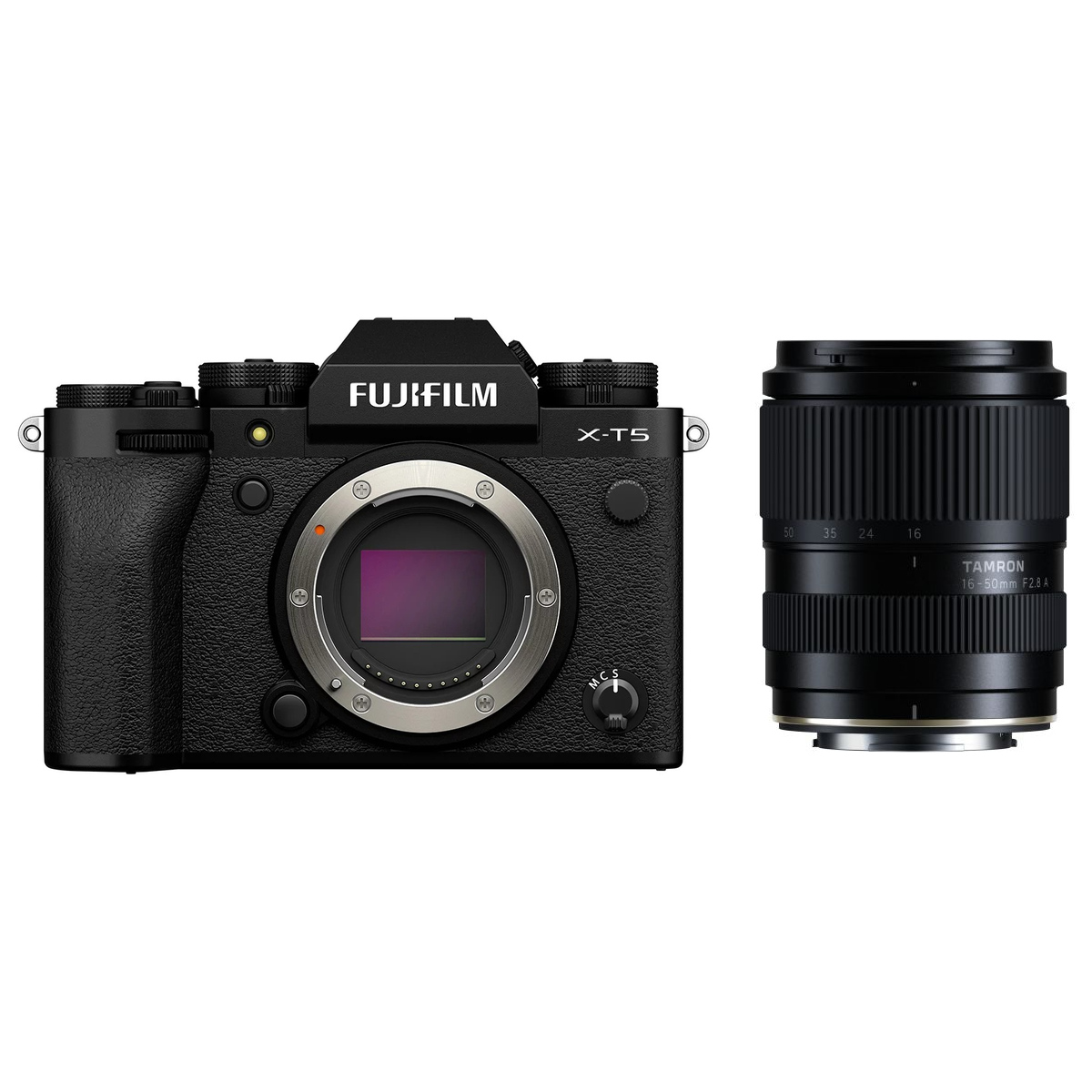 Fujifilm X-T5 Schwarz + Tamron 16-50 mm 1:2,8 A für Fuji X