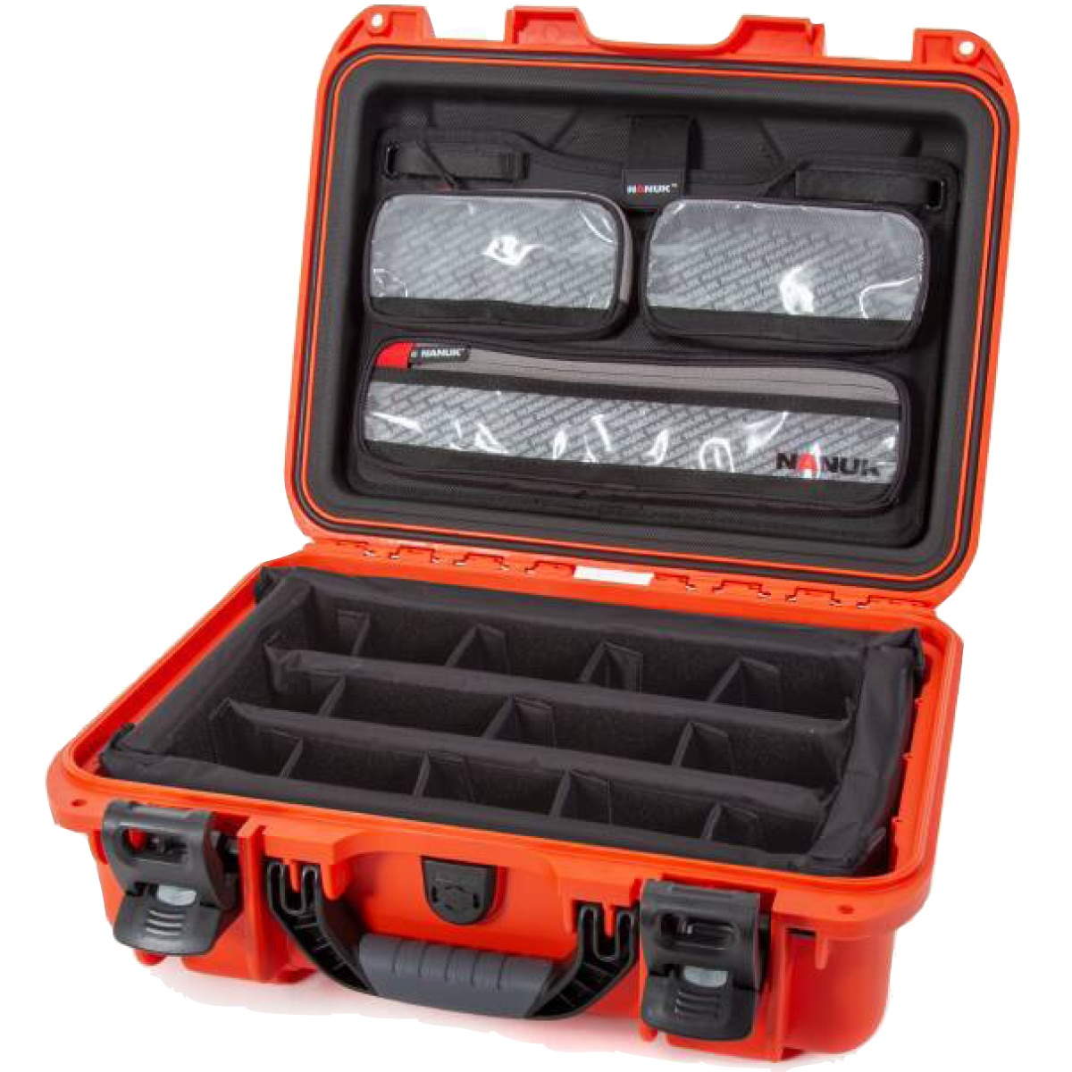 Nanuk Koffer 920 Trennwände + Organizer Orange