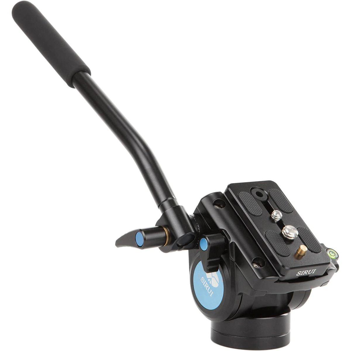 SIRUI P-424FS Carbon Einbeinstativ 168 cm mit Standspinne + Videoneiger VA-5 