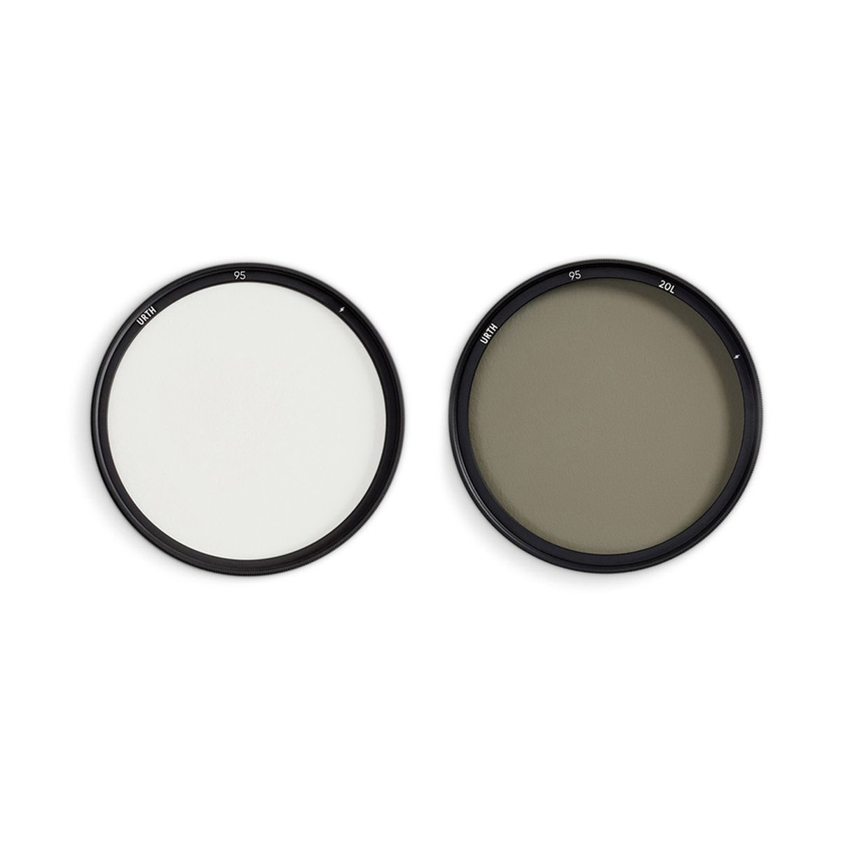 Urth 95mm Magnetic CPL (Plus+) - Lieferumfang: Zwei Urth-Kamerafilter, ein klarer und ein ND-Filter.