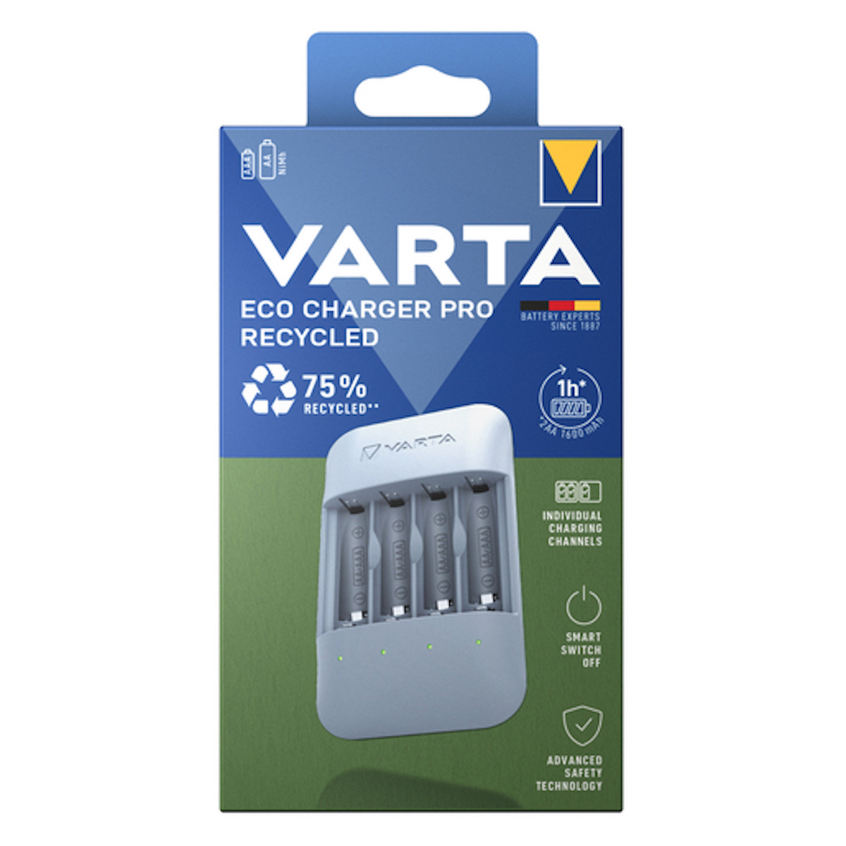 Varta Eco Charger Pro Recycled Ladegerät