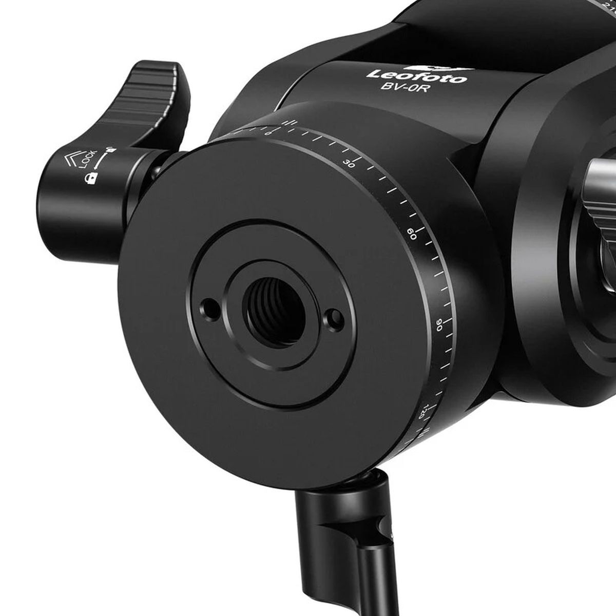 Leofoto BV-0R Videoneiger Schwarz Detailansicht