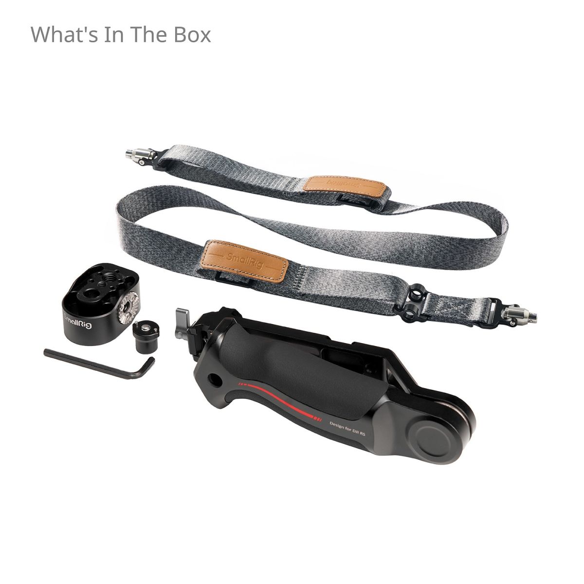SmallRig 4383C Sling Handle mit Weight-Reducing Shoulder Strap Kit für DJI RS-Serie