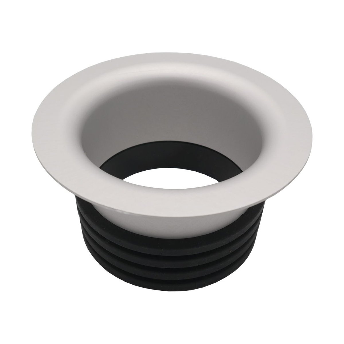 Caruba Softbox Adapter Ring Profoto 129mm - Produktansicht Schreibtisch-Kabeldurchführung silber/schwarz
