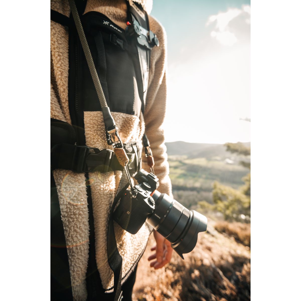C-Rope Kameragurt aus Kletterseil 125cm Military Olive V3