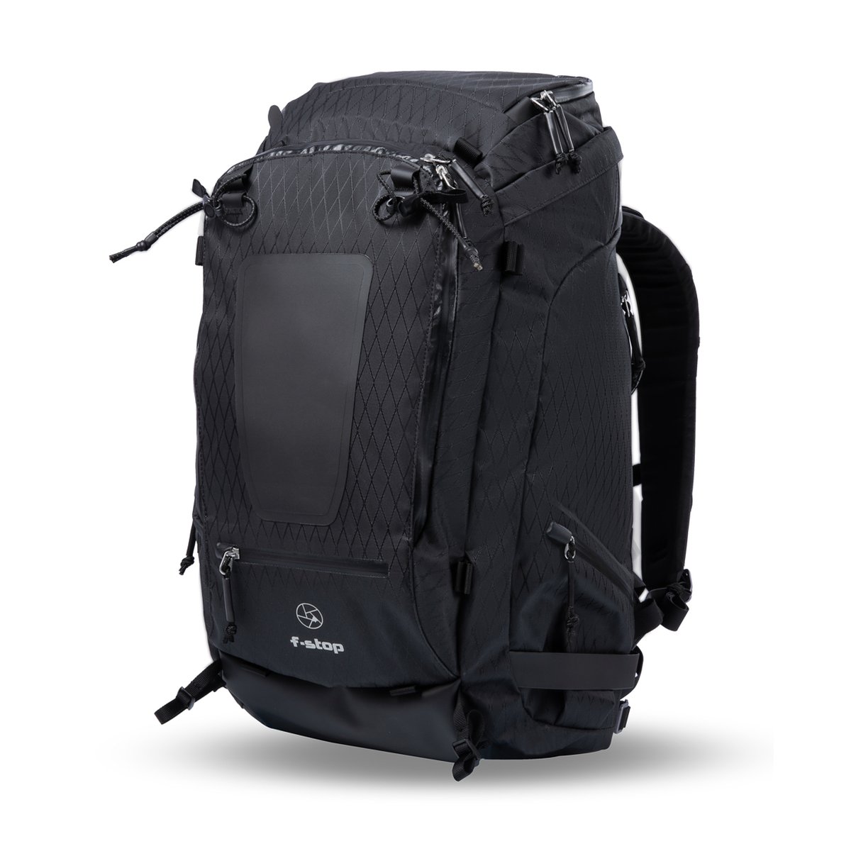 F-Stop DuraDiamond Tilopa Essentials-Bundle - Anthrazit - Schwarzer F-Stop Rucksack, schräge Vorderansicht F-Stop DuraDiamond Tilopa Essentials-Bundle - Anthrazit - Schwarzer F-Stop Rucksack, schräge Vorderansicht