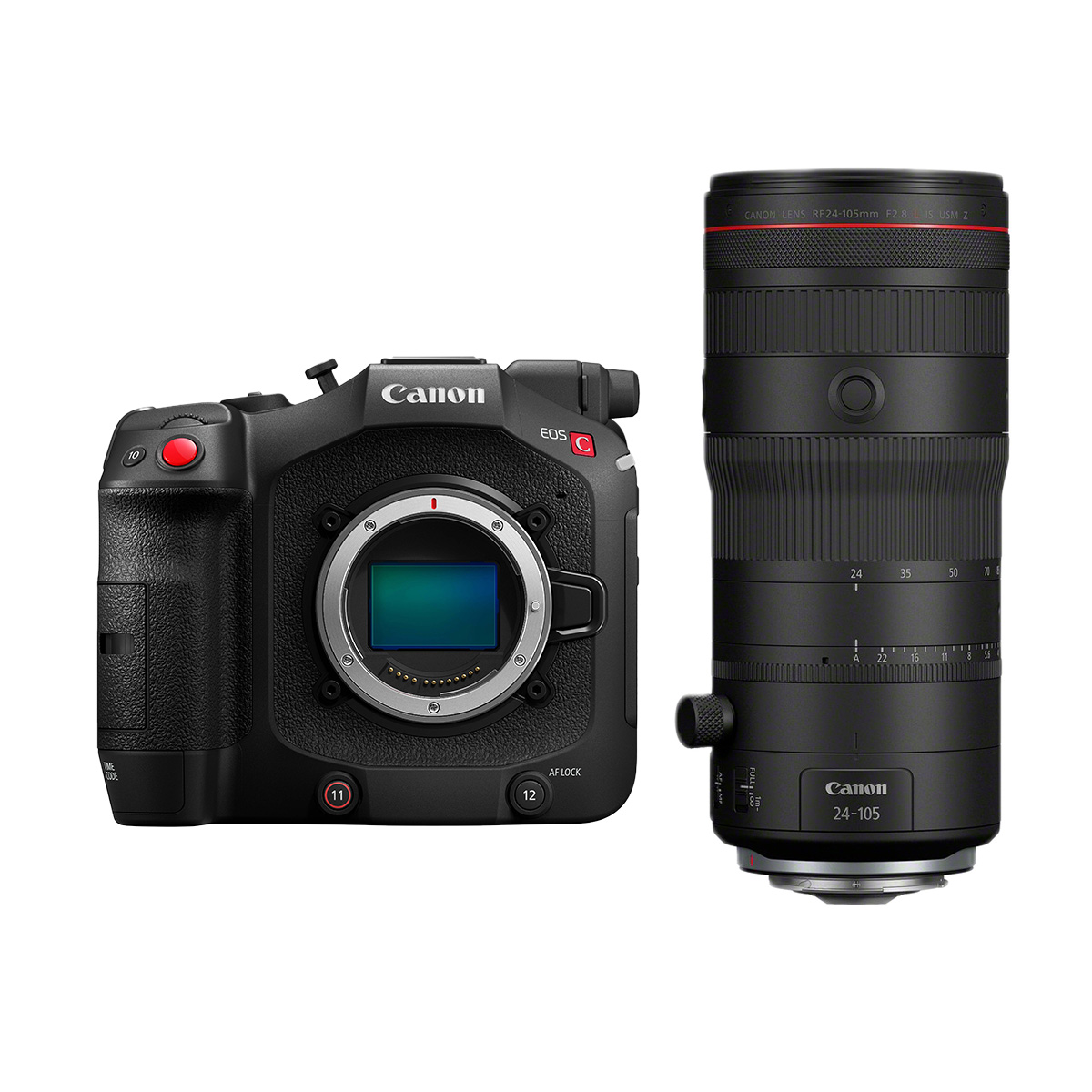 Canon EOS C80 + Canon 24-105 mm 1:2,8 RF  L IS USM Z
