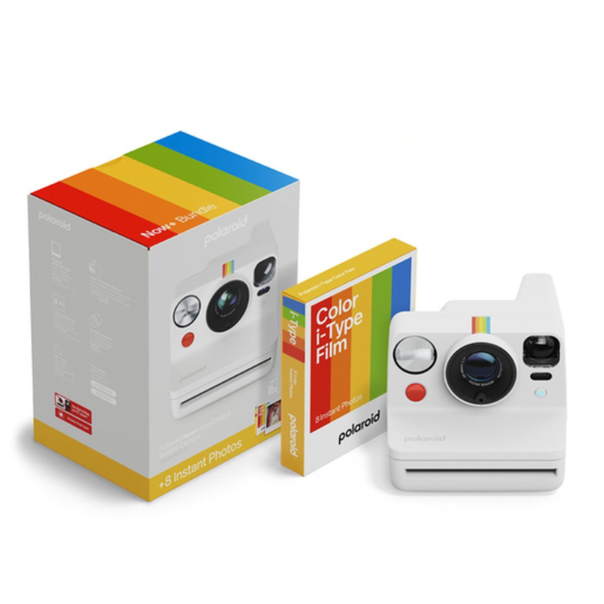 Polaroid Everything Box Now+ Gen3 Sofortbildkamera weiß + i-Type Film