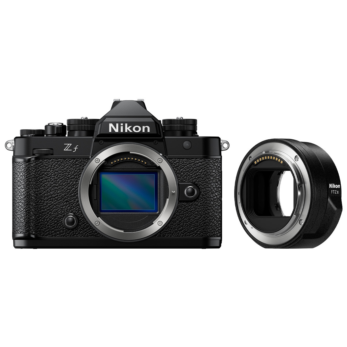 Nikon Z f + Nikon FTZ Adapter II Nikon Z f + Nikon FTZ Adapter II