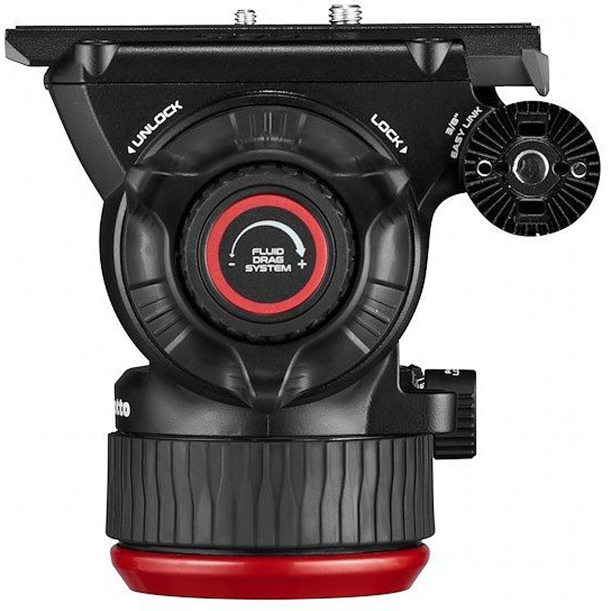 Manfrotto MVK504XTWINFA Fluid-Videokopf 504X mit Stativ 645 Fast Twin Alu