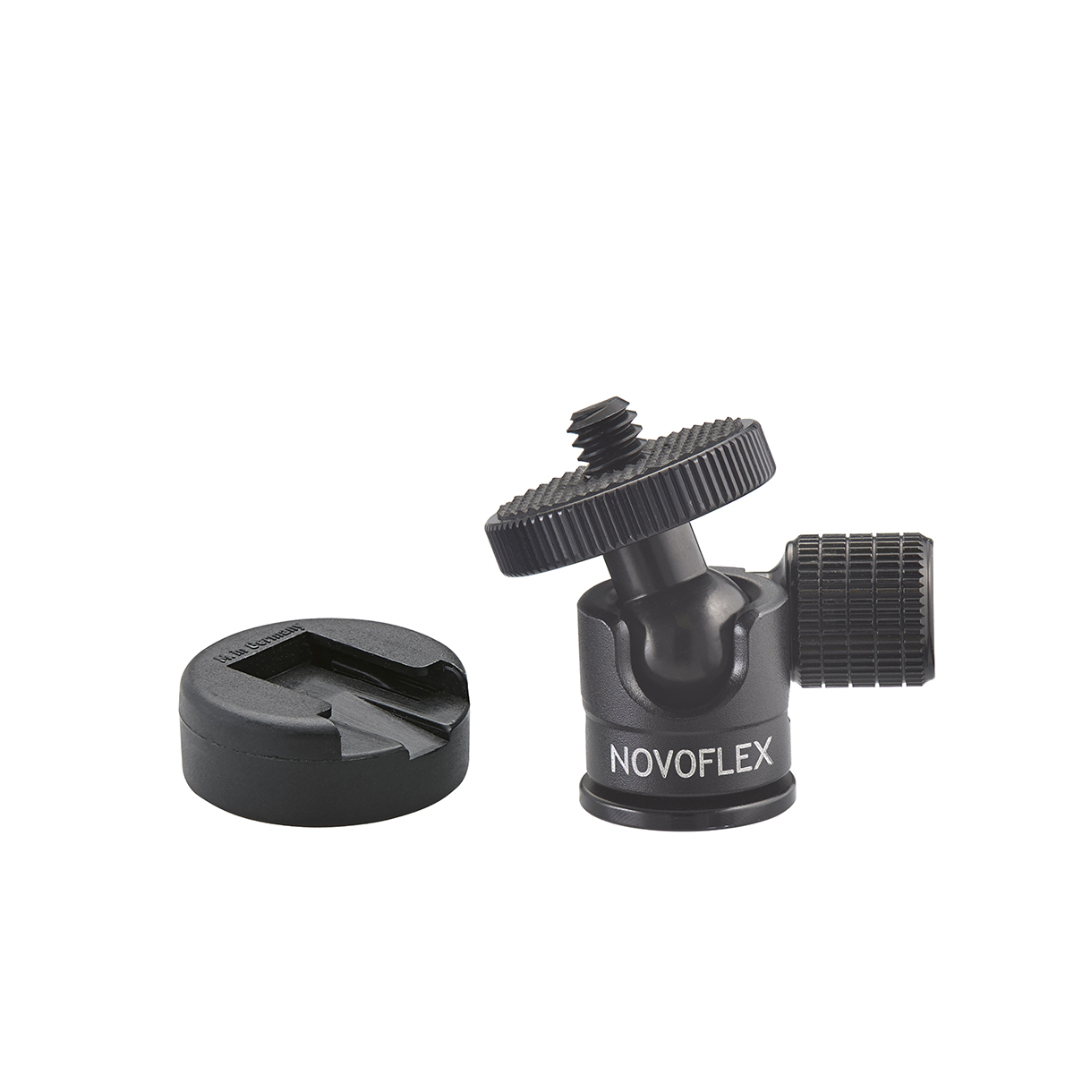 Novoflex Kugelneiger mit Blitzschuh Novoflex Kugelneiger mit Blitzschuh