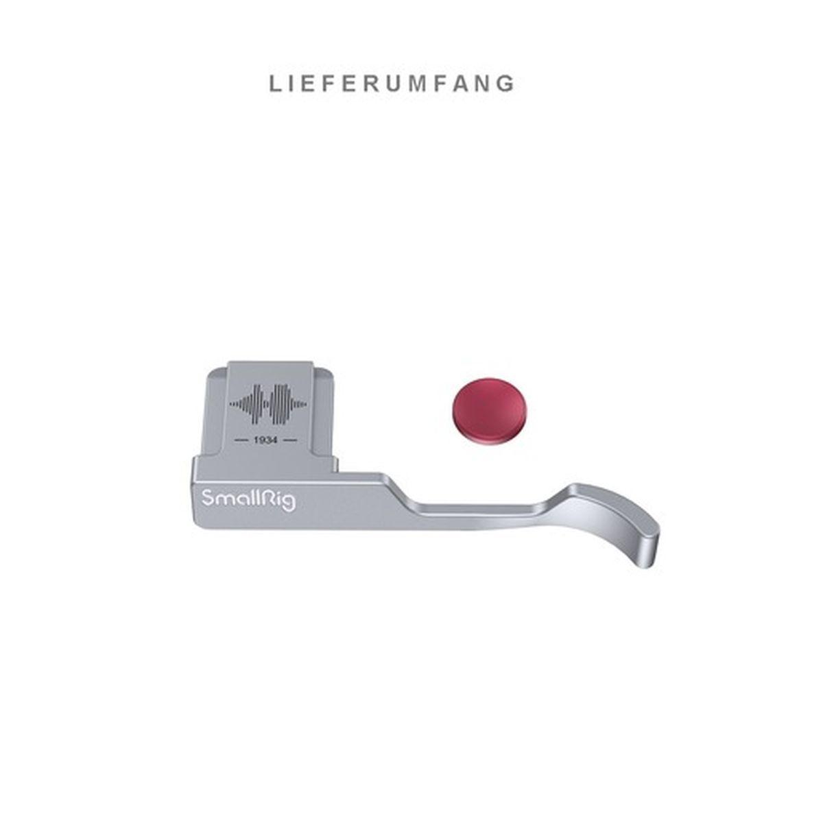 SmallRig 4566 Daumen-Griff für Fujifilm X100VI / X100V Silber