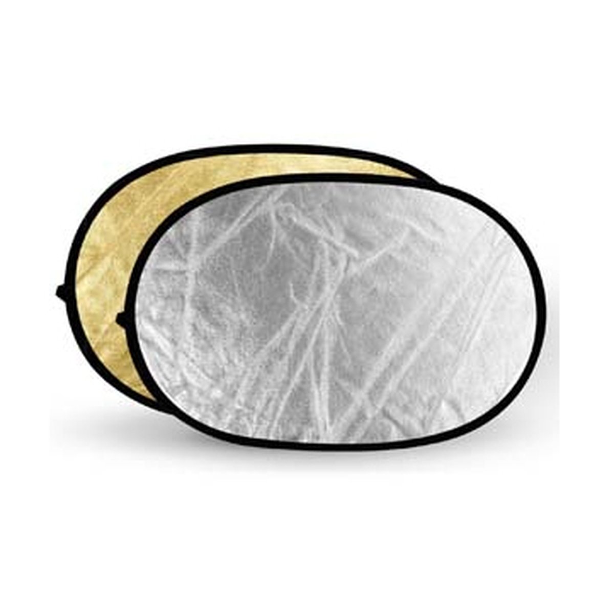 Godox Gold & Silber Reflektorscheibe - 100x150cm - Zwei ovale Fotoreflektoren, gold und silber