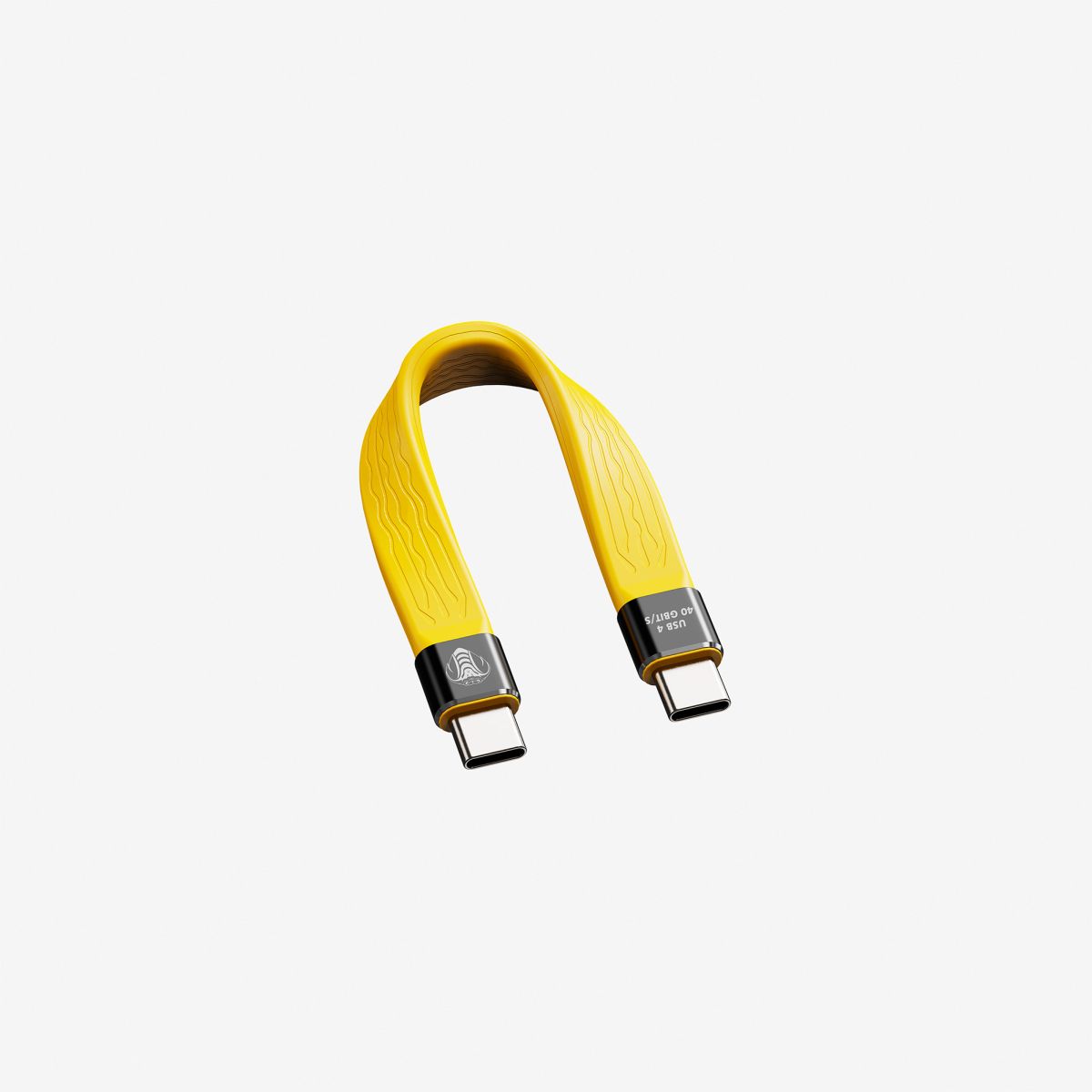 CobraTether USB-C zu USB-C Kabel 4 Flex Pro 14 cm gelb CobraTether USB-C zu USB-C Kabel 4 Flex Pro 14 cm gelb