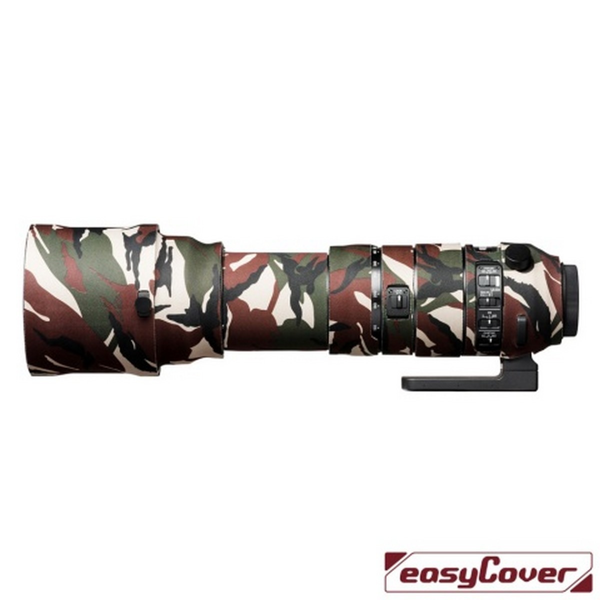 Easycover Lens Oak Objektivschutz für Sigma 150-600 mm 1:5-6,3 DG OS HSM Sport Grün Camouflage