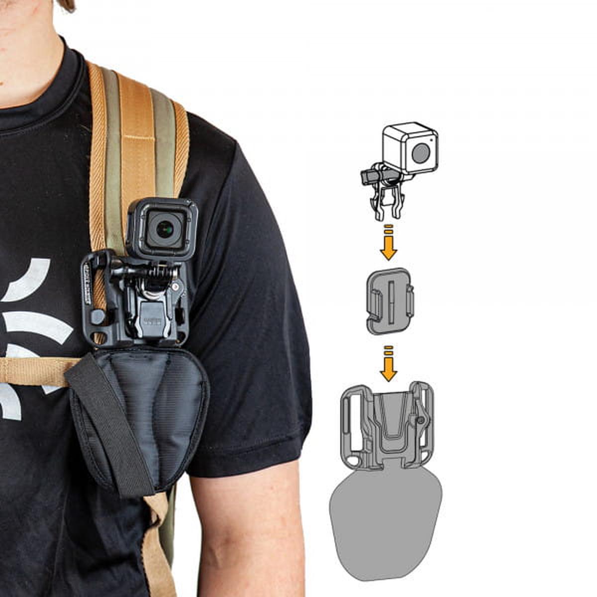 Spider X Backpacker Kit - Holster, Rucksackadapter und Kameraplatte für leichte Systemkameras