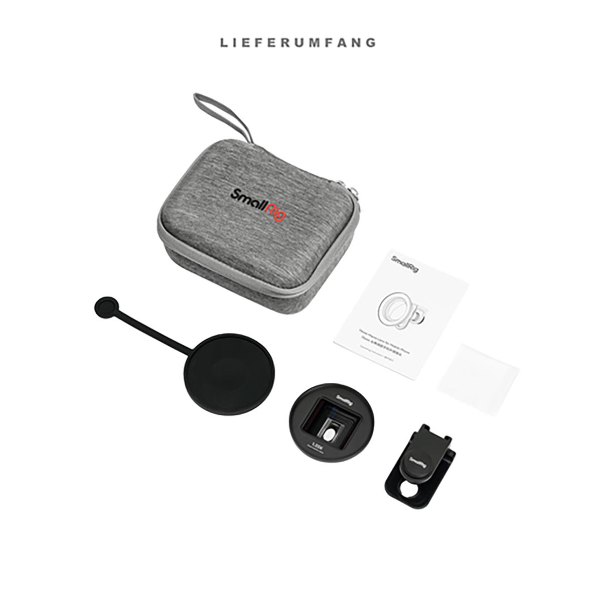 SmallRig 4590 Anamorphic Lens 1,33x für Mobiltelefone (T-Mount)