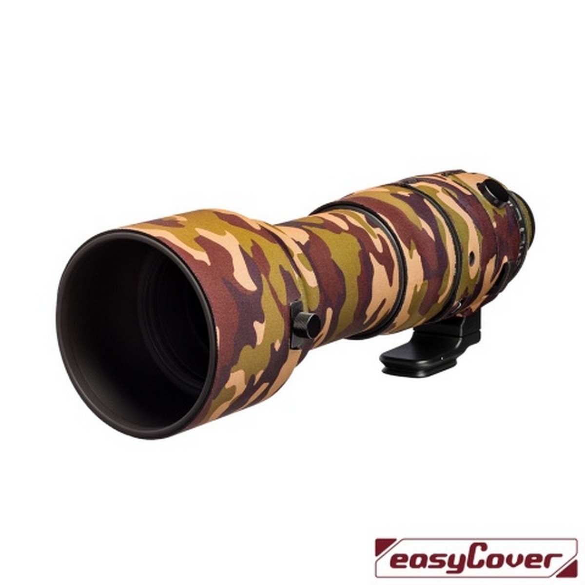 Easycover Lens Oak Objektivschutz für Sigma 150-600 mm 1:5-6.3 DG DN OS Sports (Sony E) Braun Camouflage