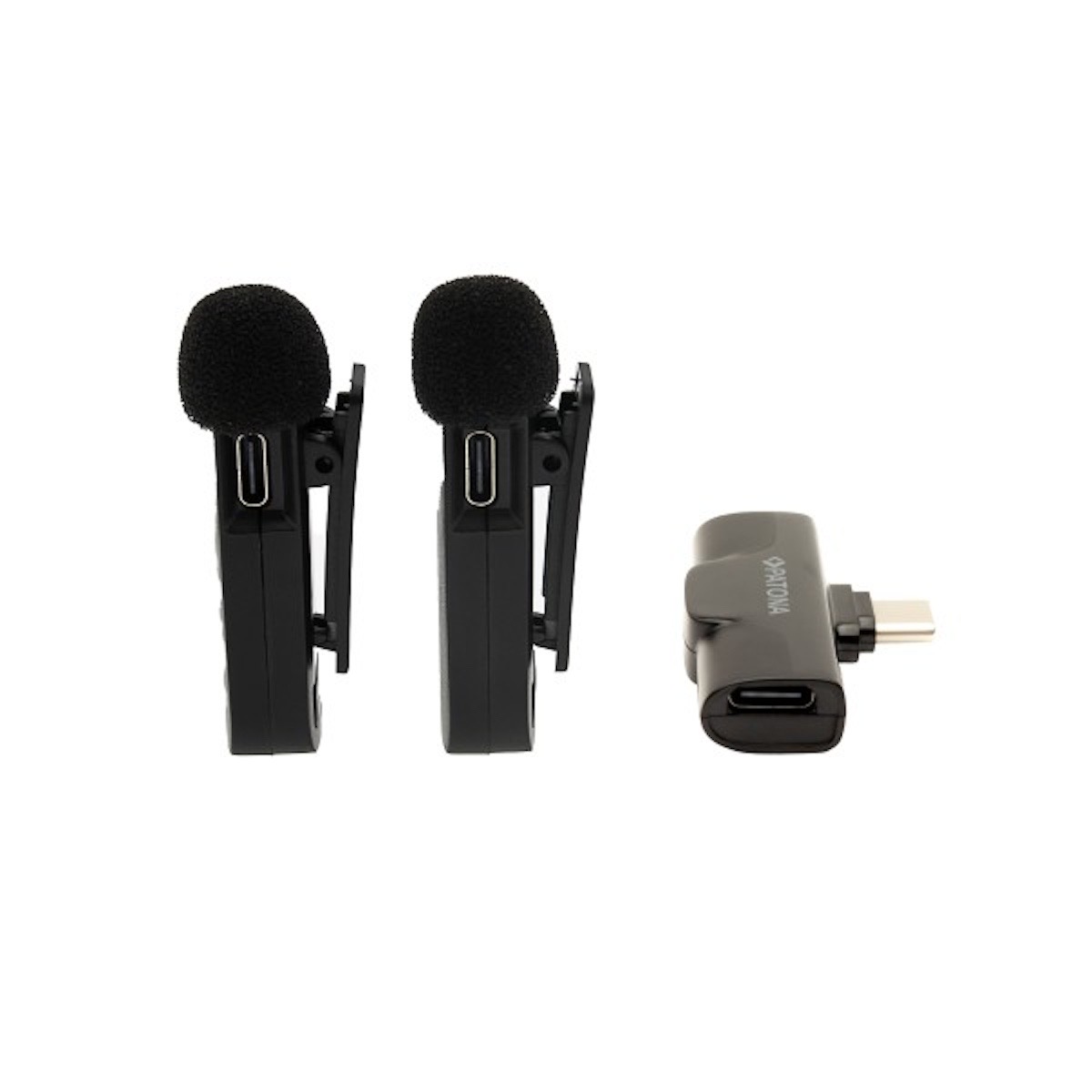 Patona Premium Ansteck-Lavalier-Mikrofone für Smartphones mit USB-C