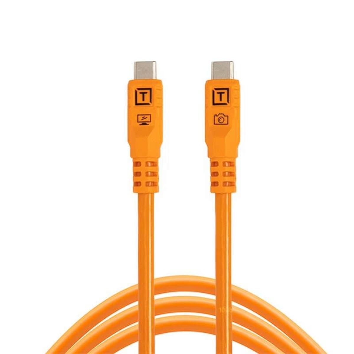 Tether Tools TetherPro Optima 10G USB-C an USB-C 1,8 m Orange