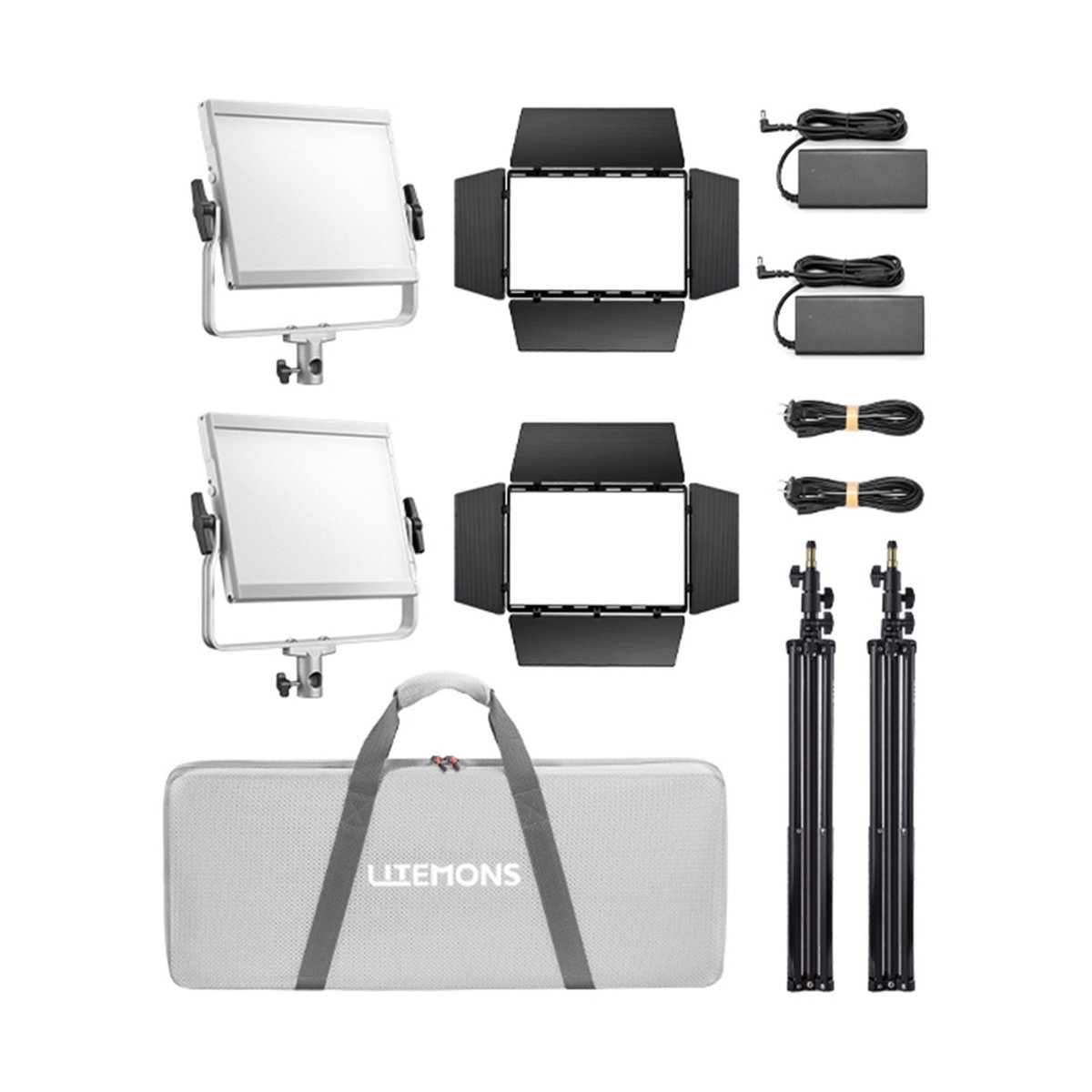 Godox Litemons LP400Bi Bi-color LED Light Panel 2-light kit