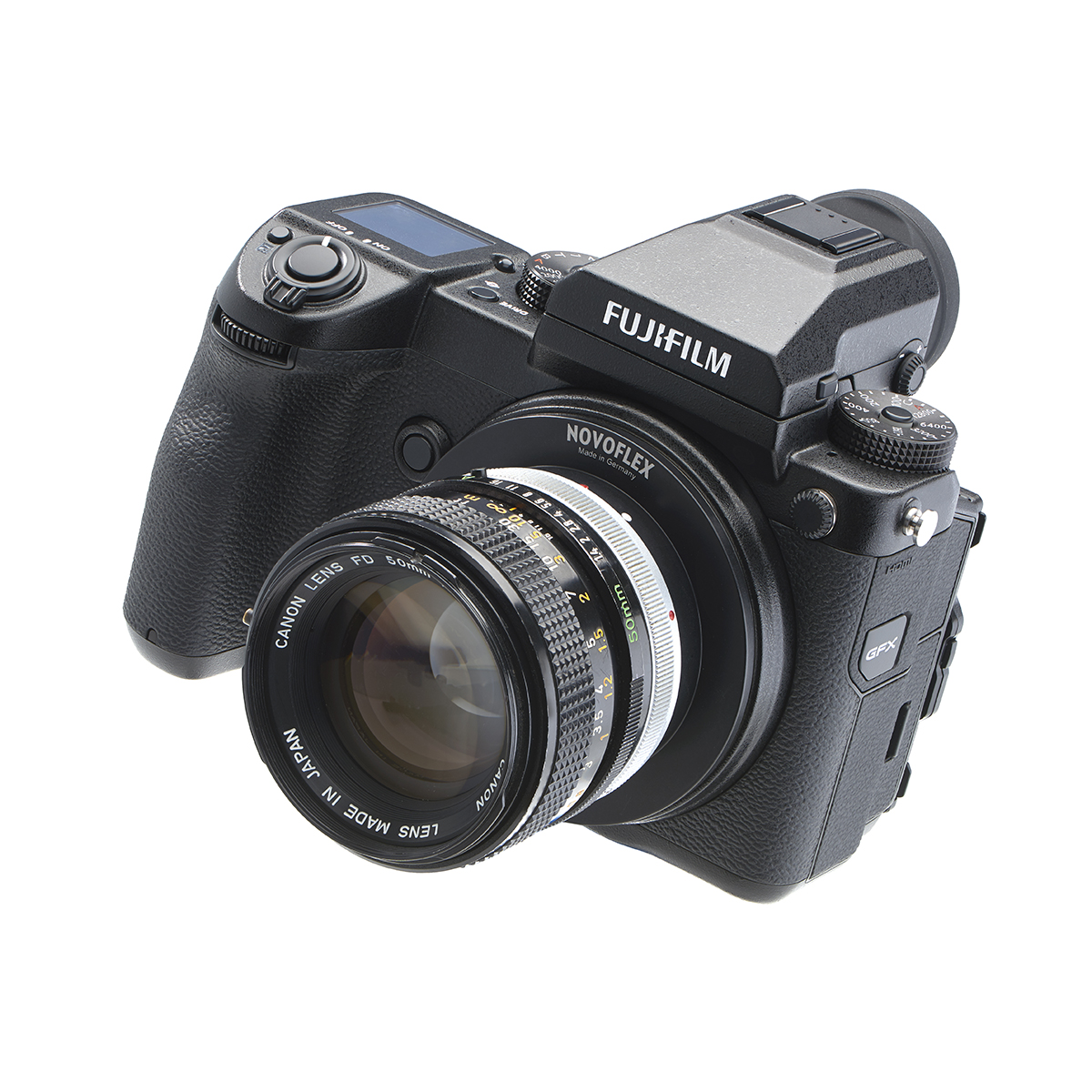 Novoflex Adapter Canon FD-Objektive an Fuji GFX-Kameras