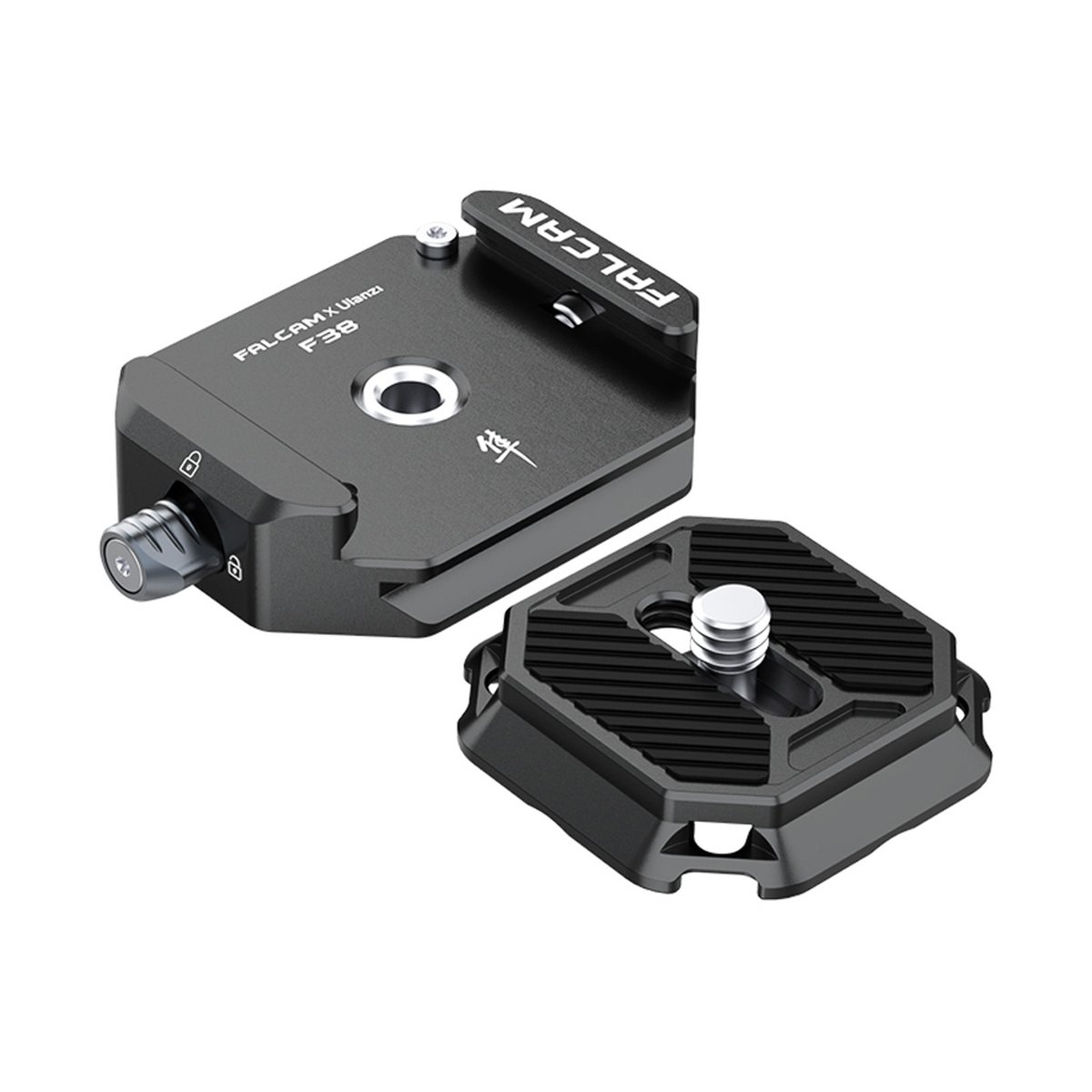 Falcam F38 Quick Release Plate Kit 2268 - Lieferumfang: Falcam F38 Schnellwechselplatte und Basis