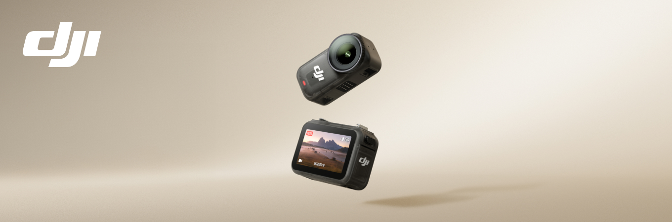 DJI Osmo Nano Actionkamera mit Weitwinkel für Sport und Abenteuer im Web-Banner