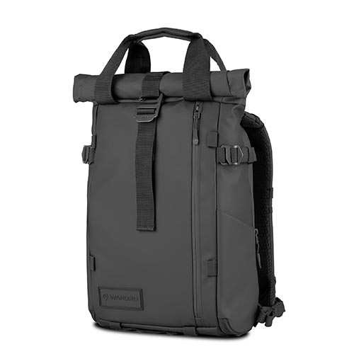 WANDRD PRVKE V4 Rucksack in Schwarz – klassische Variante mit Rolltop
