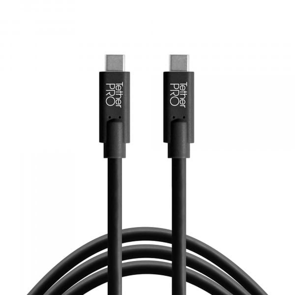 Tether Tools TetherPro Datenkabel USB-C an USB-C - 1,8 m (Schwarz)