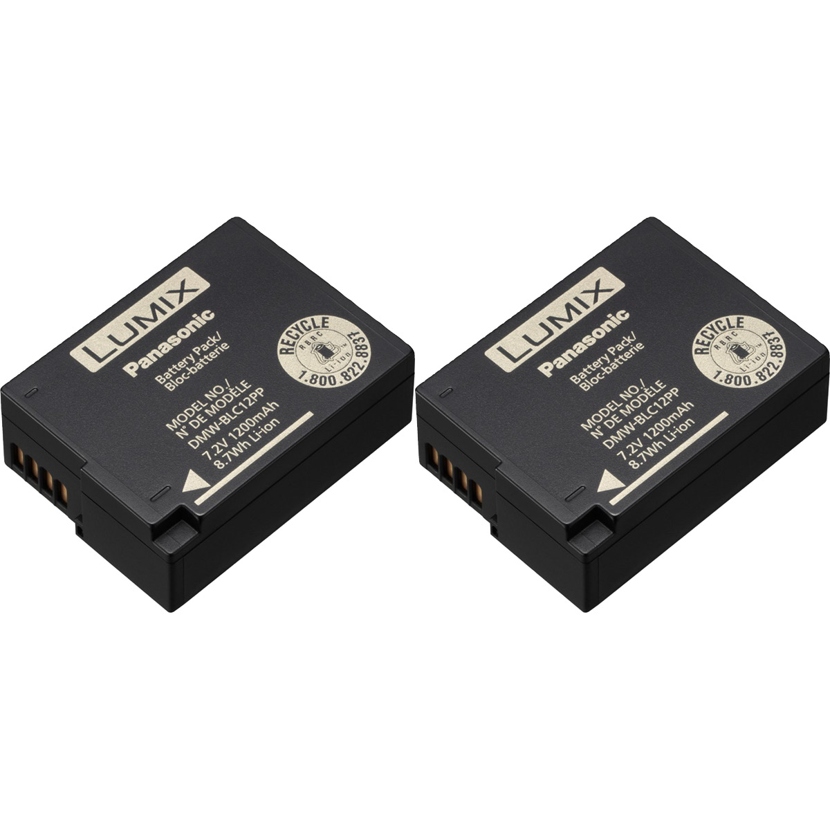 Panasonic DMW-BLC12 Li-Ion Akku Doppelpack
