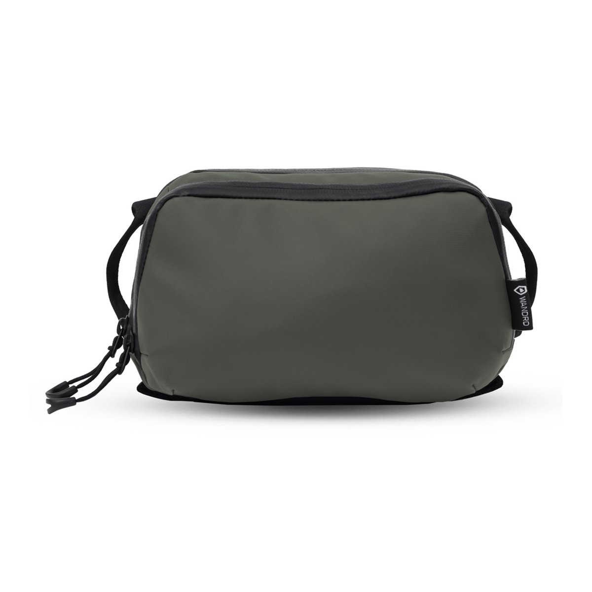 WANDRD Tech Bag Large Wasatch Green - Frontansicht des olivgrünen WANDRD Kamerawürfels.