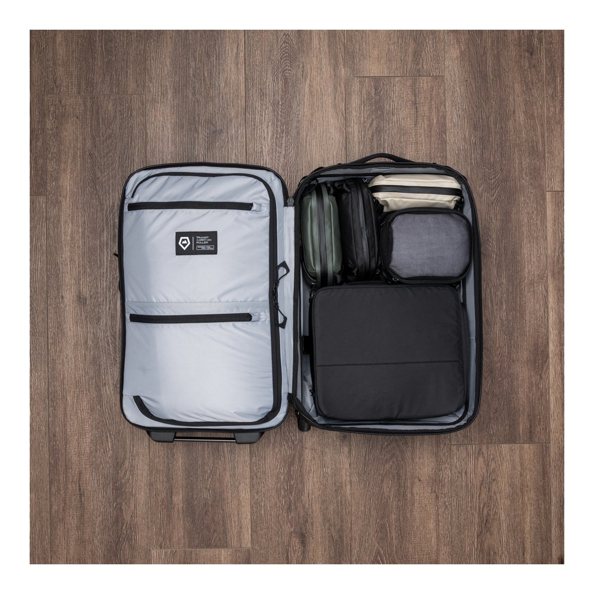WANDRD Transit Carry-On Roller Black Essential+ Bundle