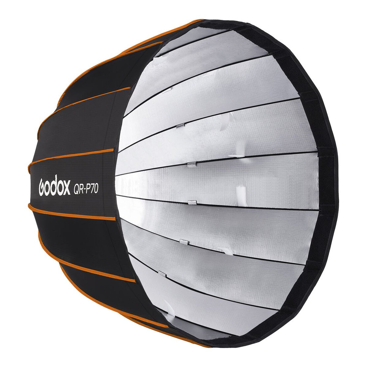 Godox Quick Release Parabolic Softbox QR-PG70 Godox Mount - Godox QR-P70 Parabol-Softbox, Innenansicht schräg von vorne