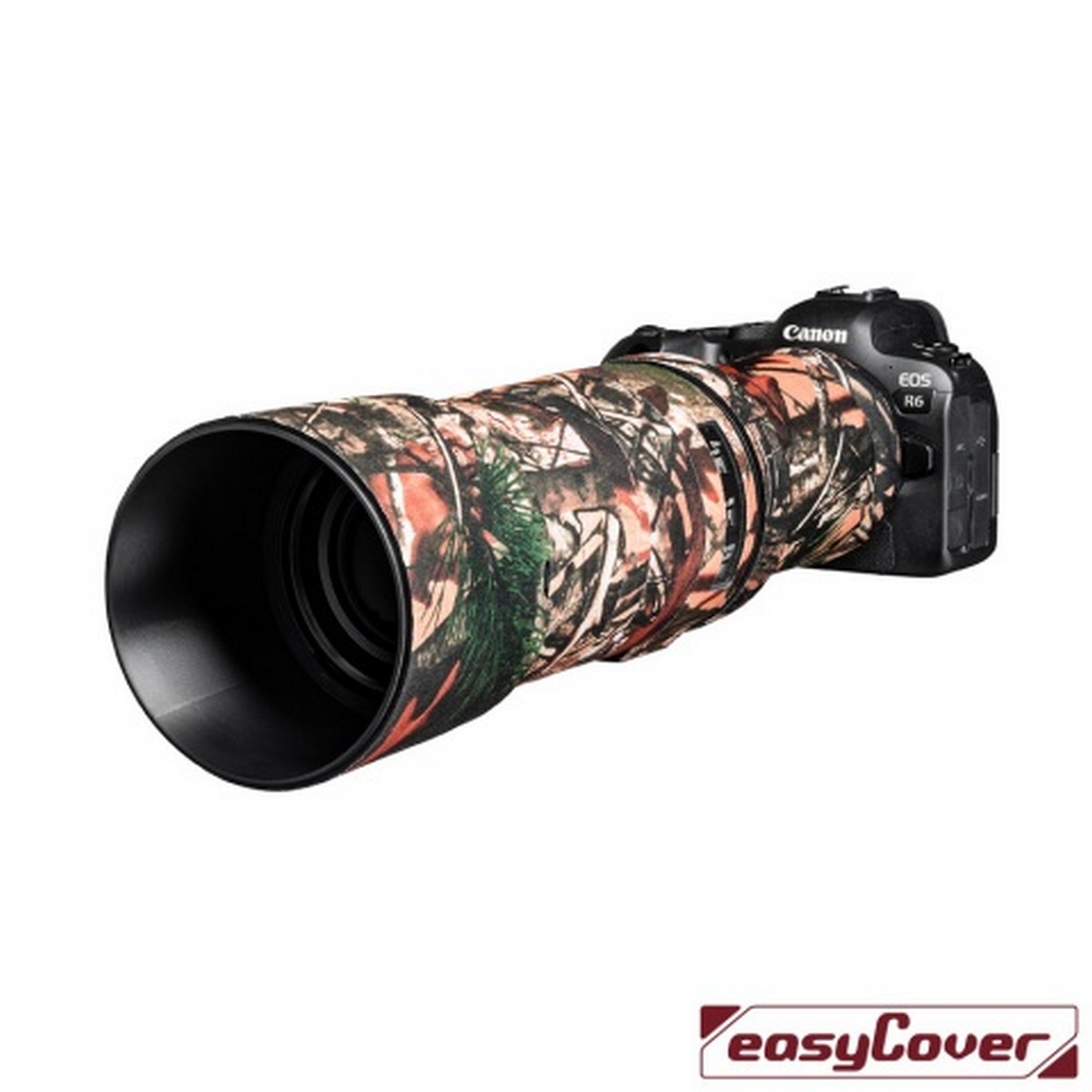 Easycover Lens Oak Objektivschutz für Canon RF 600 mm 1:11 IS STM Wald Camouflage