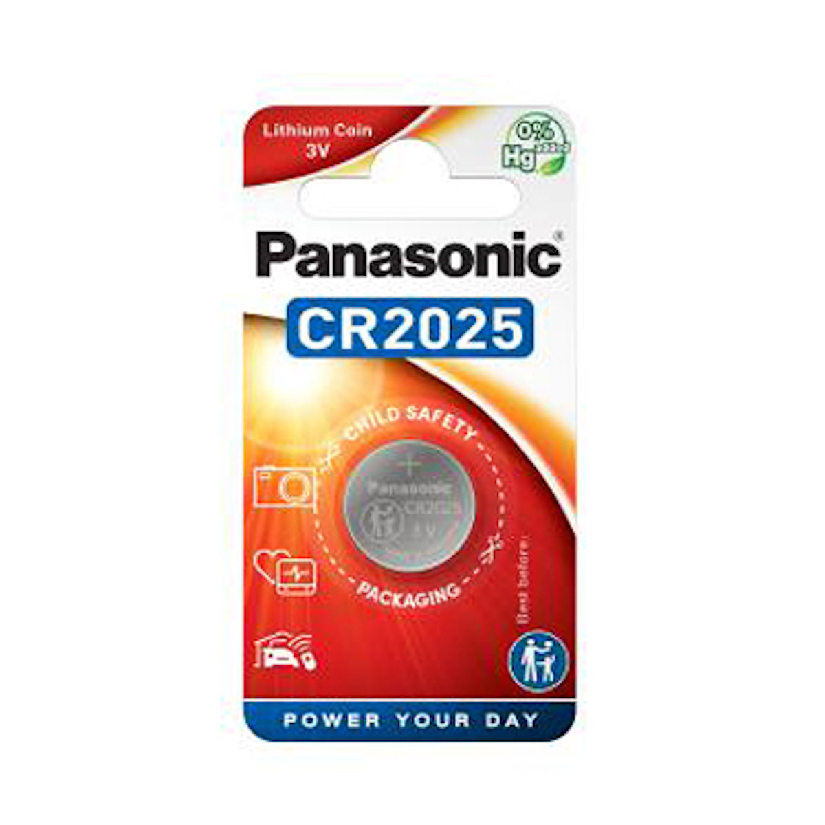 Panasonic CR 2025 Knopfzelle