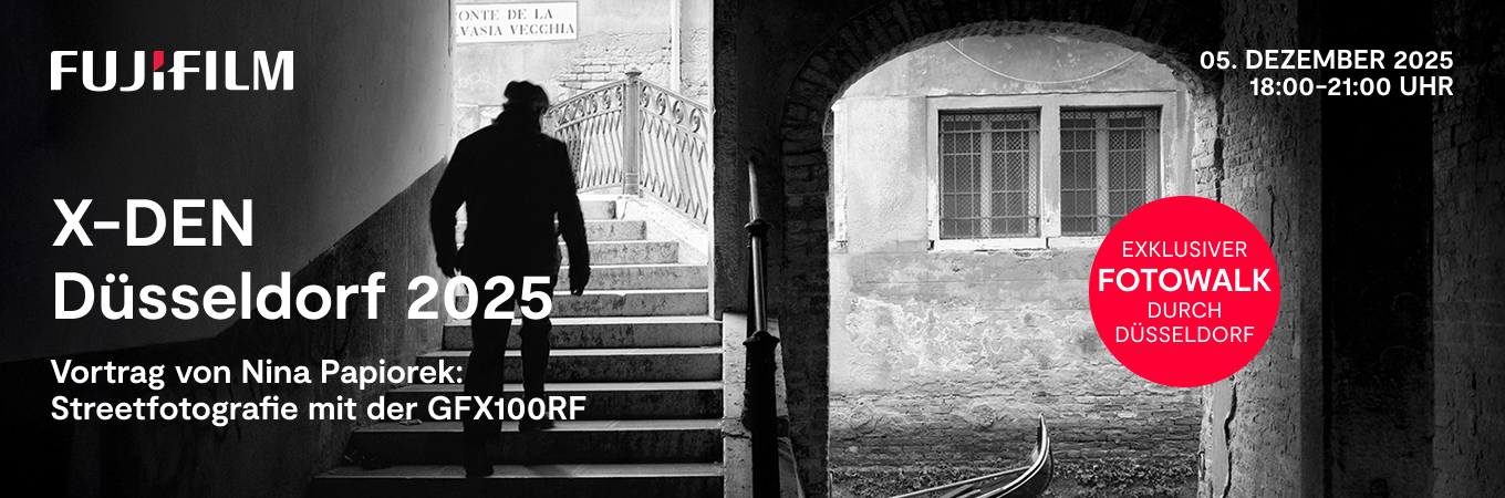 Fujifilm GFX100RF Event Düsseldorf X-DEN Foto Leistenschneider