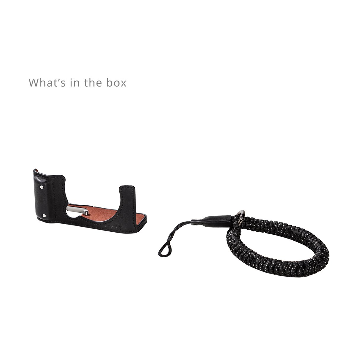 SmallRig 4879 Kamera-Leder-Halbschalen- Set für Fujifilm X-M5 schwarz - LIEFERUMFANG