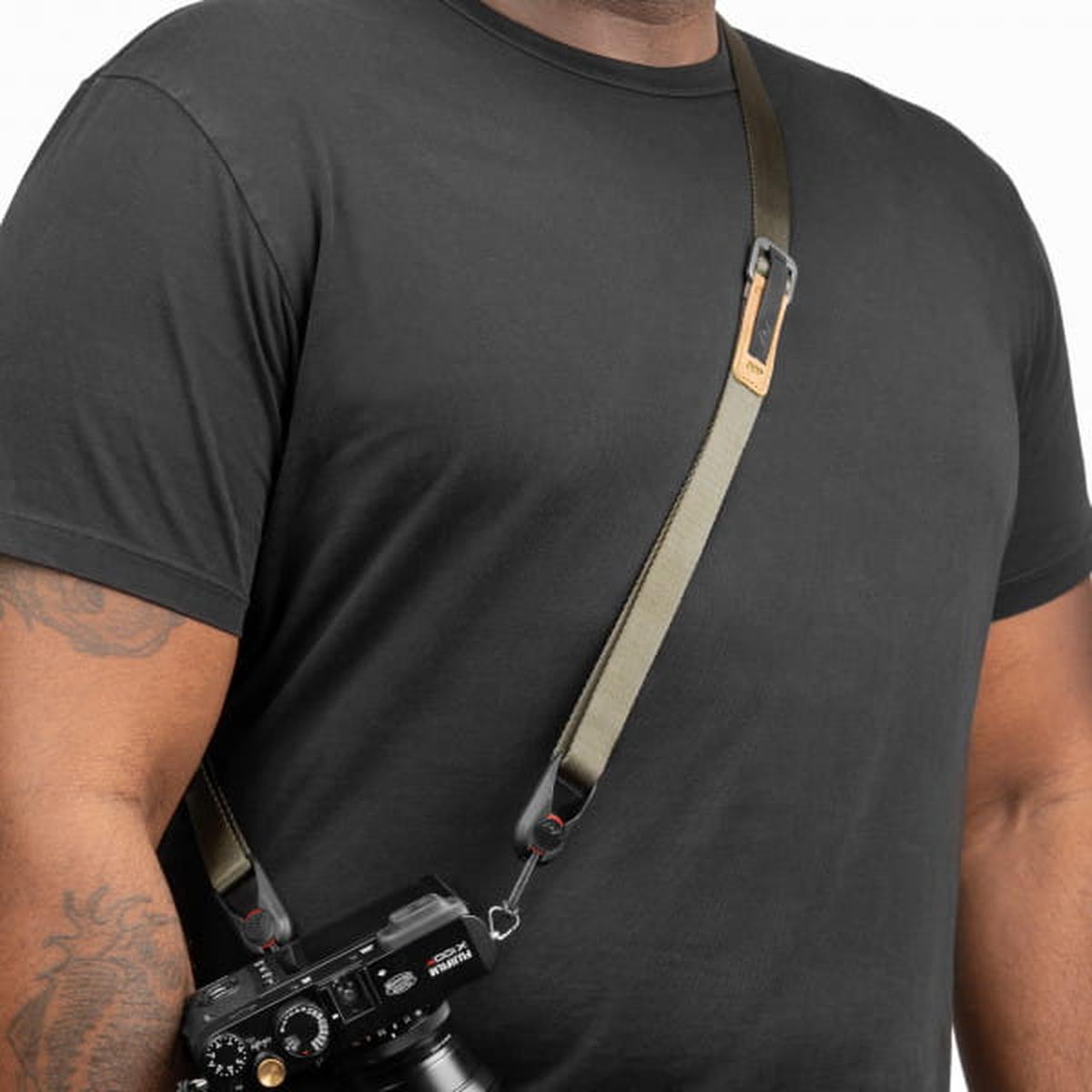 Peak Design Leash - Sage (Salbeigrün) - Schlanker Kameragurt für Systemkameras und kleinere DSLRs