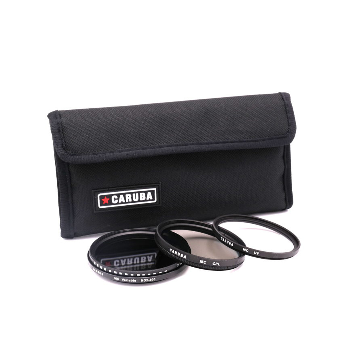 Caruba UV + CPL + Variable ND2 400 Kit 77mm