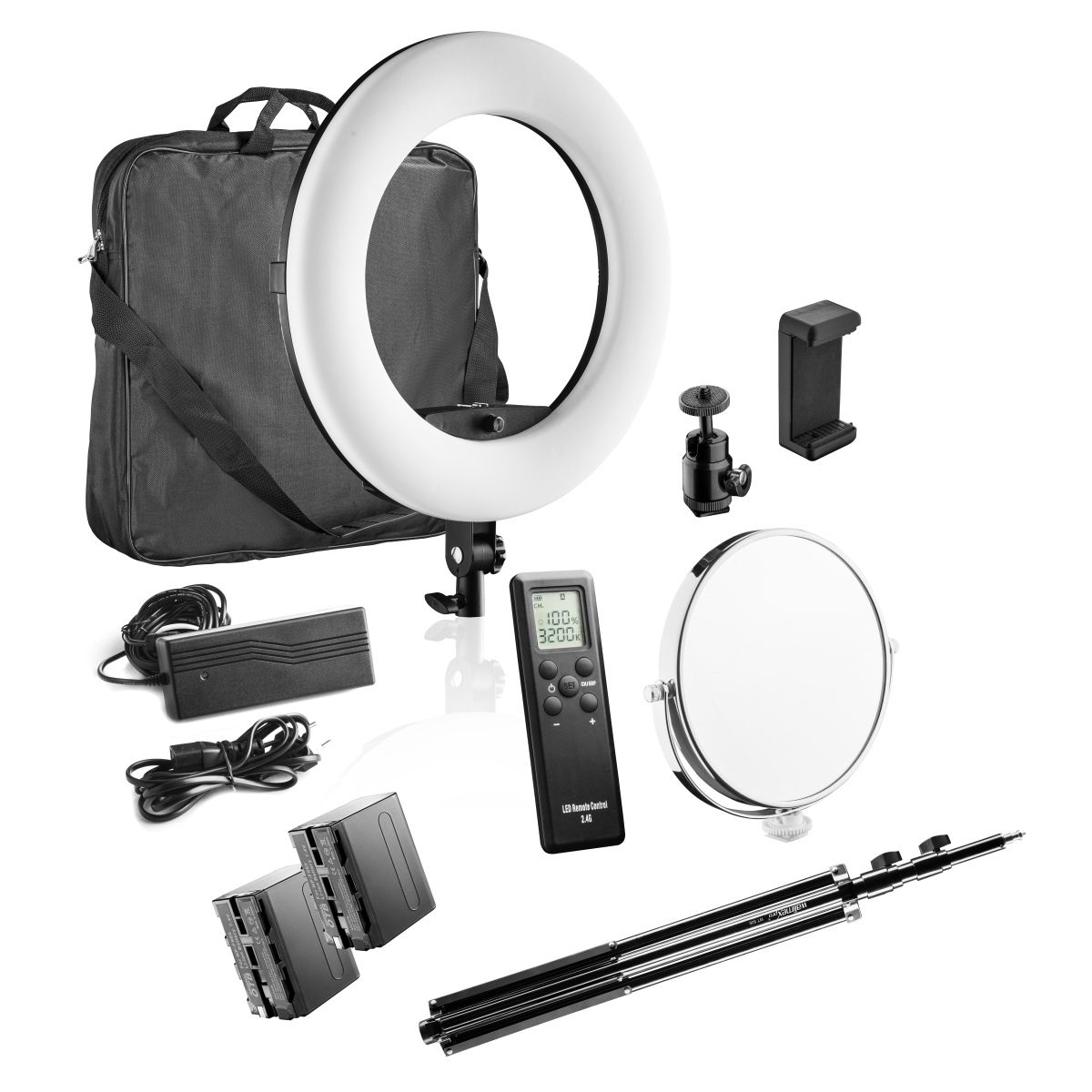 Walimex Pro LED Ringleuchte Medow 960 Pro Set