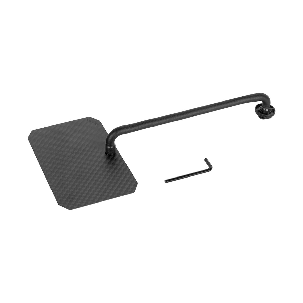 SmallRig 3199 Simple Shade, Blendschutz - Lieferumfang: Carbon-Platte, Befestigungsarm und Inbusschlüssel.