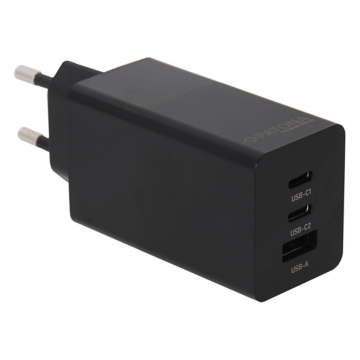 Patona Premium GaN PD65W Adapter 2xUSB-C 1xUSB-A PD3.0 QC3.0 Patona Premium GaN PD65W Adapter 2xUSB-C 1xUSB-A PD3.0 QC3.0