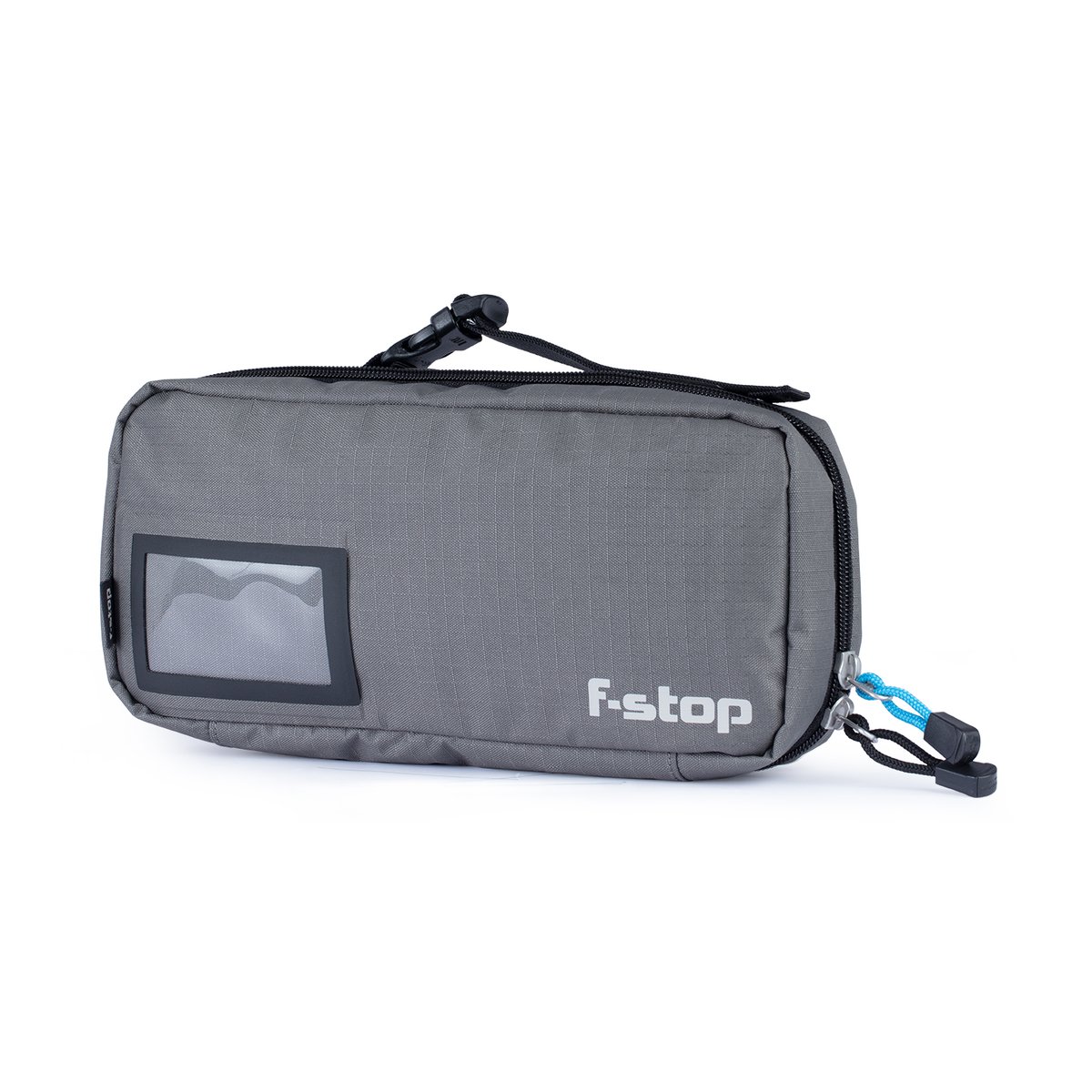 F-Stop Accessory Pouch Medium Gargoyle (Grau) / Schwarzer Reissverschluss - Frontansicht