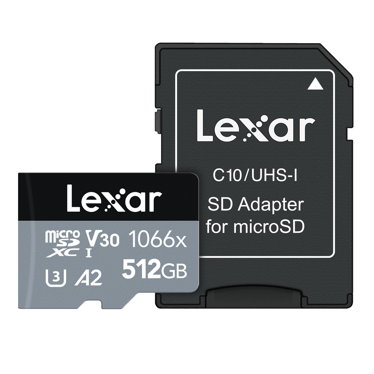 Lexar 512 GB Micro SDXC Pro Silver 1066x