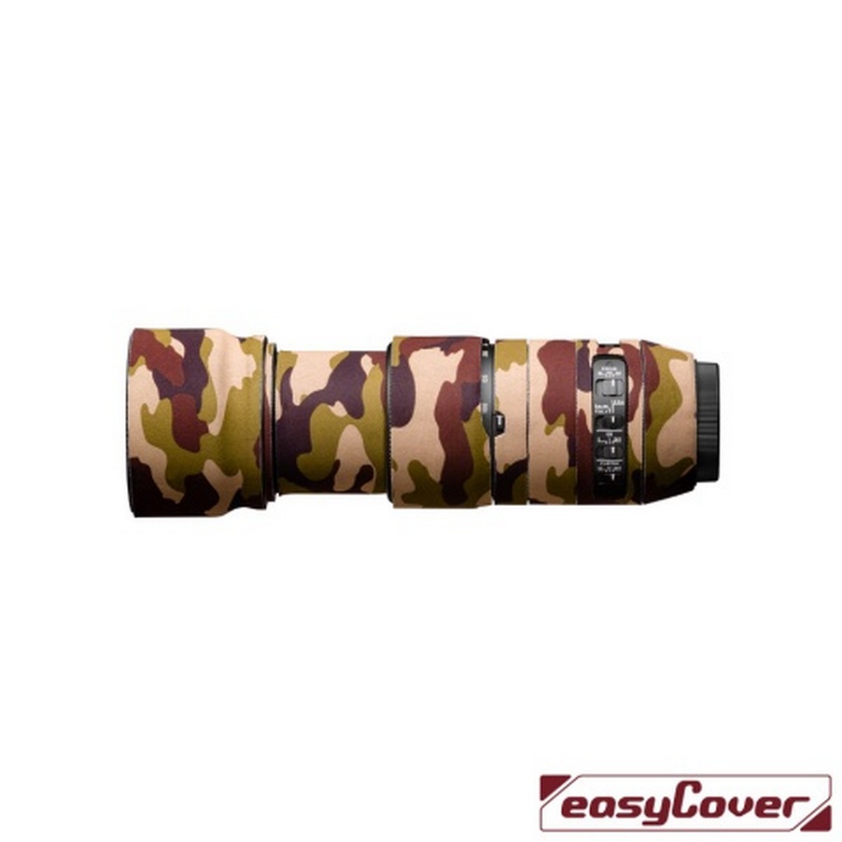 Easycover Lens Oak Objektivschutz für Sigma 100-400 mm 1:5-6,3 DG OS HSM Contemporary - Braun Camouflage